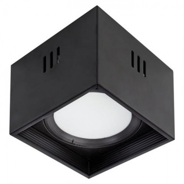LED світильник HOROZ SANDRA-SQ15 15Вт чорний квадратний